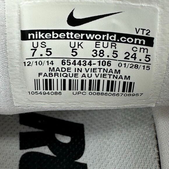 Nike~Women's~Lunar glide 6 Pink/White Running Shoe (654434-106)~Size 7.5 - Picture 8 of 8